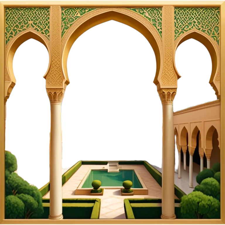 ​Cinematic Realistic Alhambra, depicted as a panoramic, zoomed-out view of the entire majestic Moorish palace complex with intricate arches, expansive courtyards, and lush gardens, bathed in soft golden lighting that highlights its opulent historical beauty, emoji