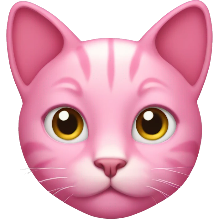 Pink cat emoji