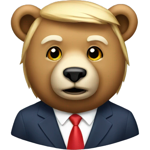 trump bear emoji