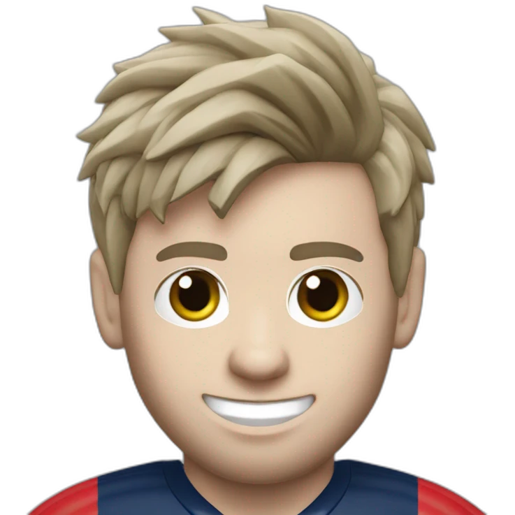 Lionel messi with river plate gear emoji