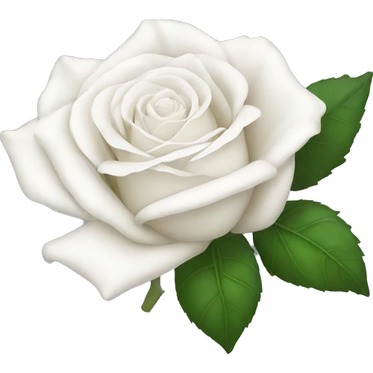 White rose emoji