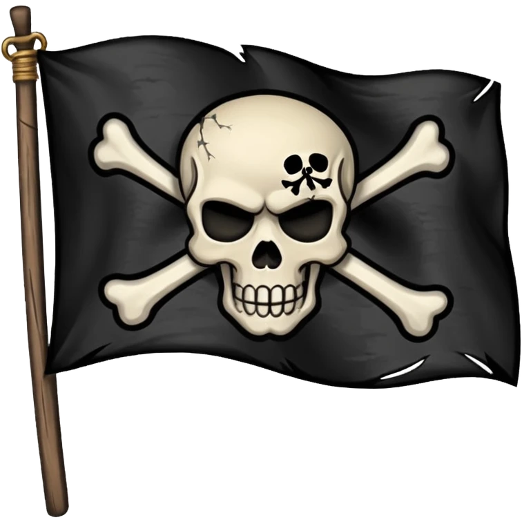 pirates flag hosting emoji