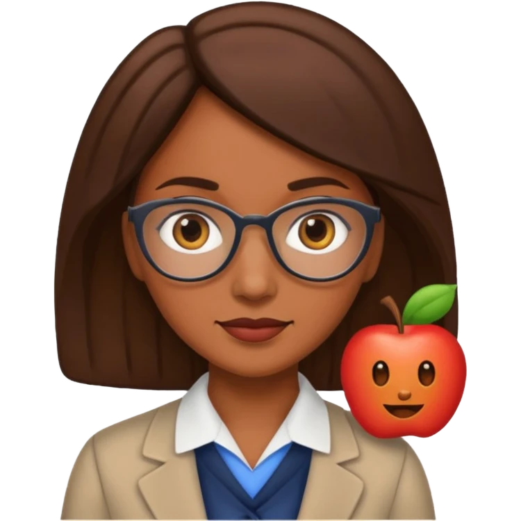 a woman teacher emoji