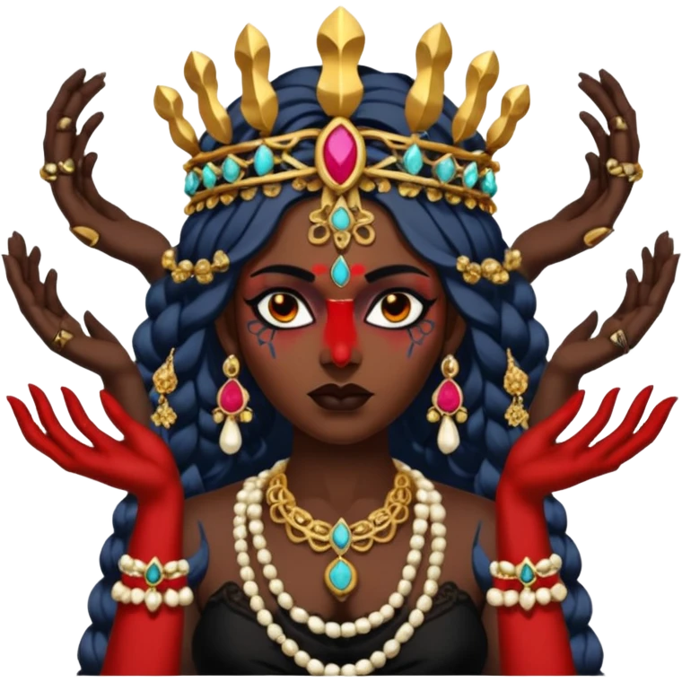 Hindu deity Kali Maa emoji emoji
