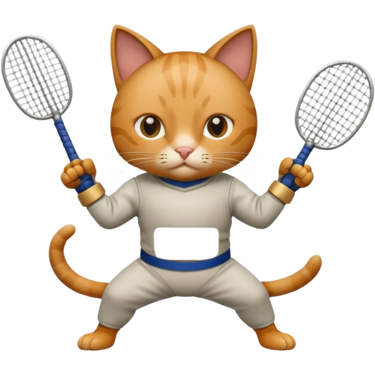 CAt fencing  emoji