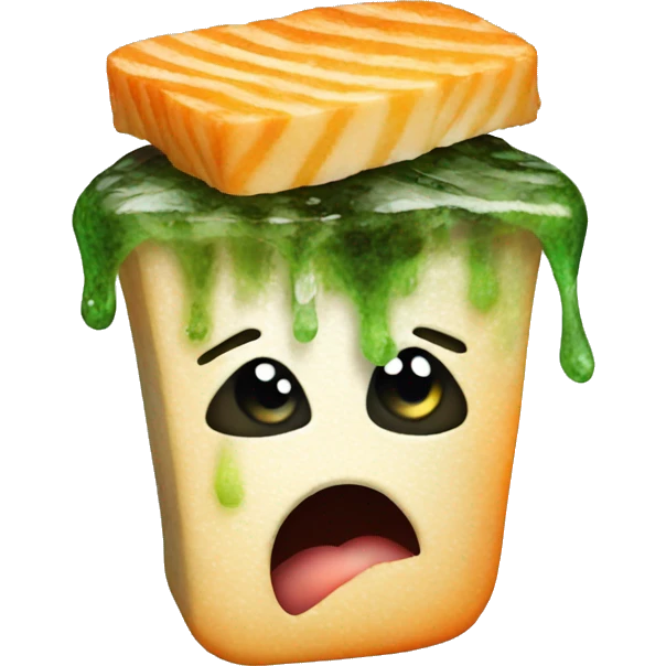 moldy sushi fries emoji