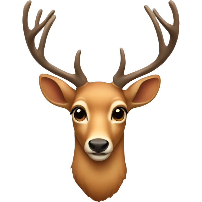 Deer with antlers emoji