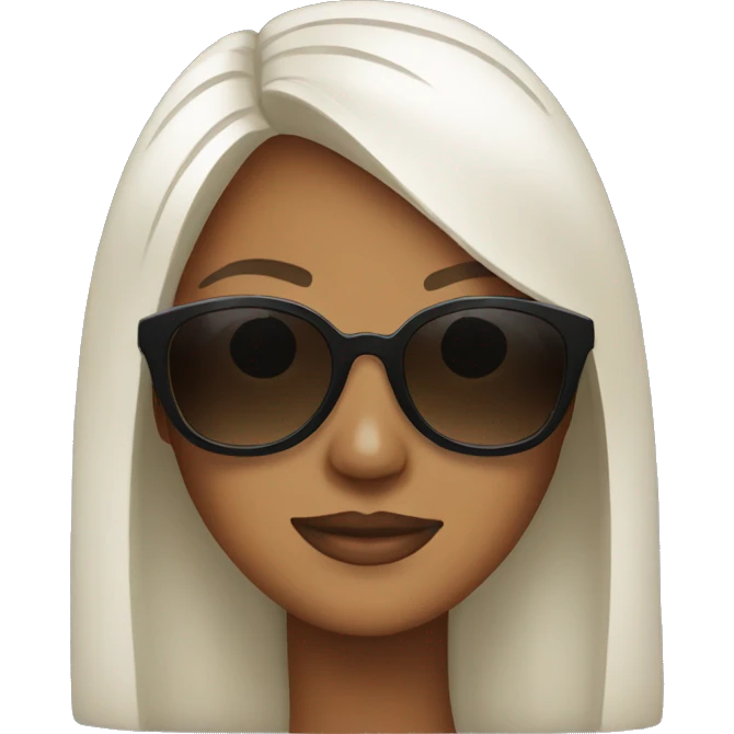 Women with sunglasses emoji