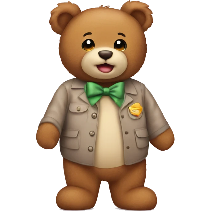 Congratulations teddy bear  emoji