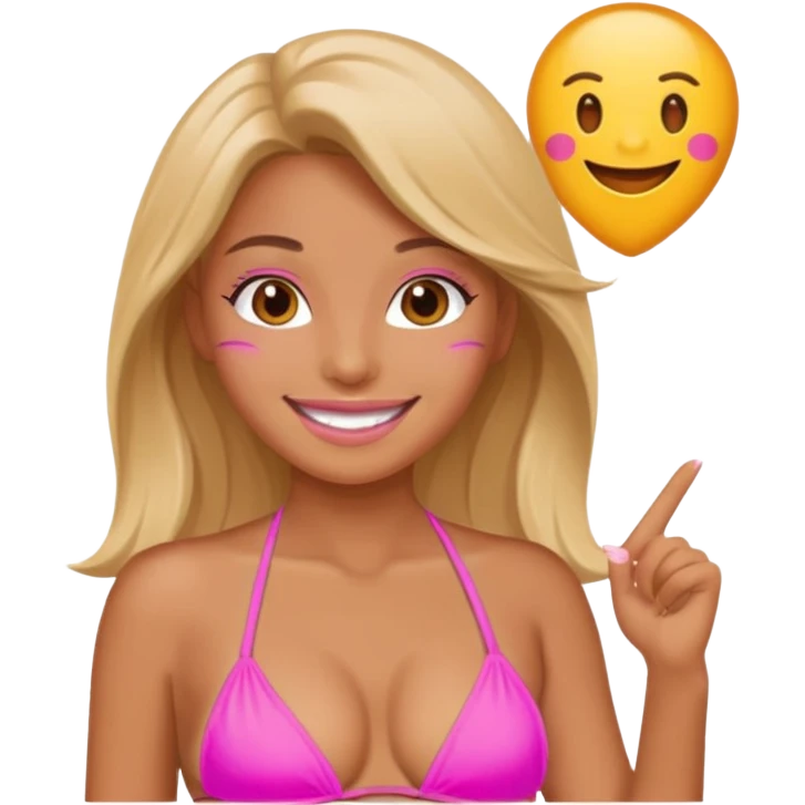 Fille sexy en maillot de bain  emoji