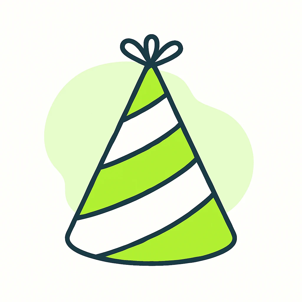 party hat emoji