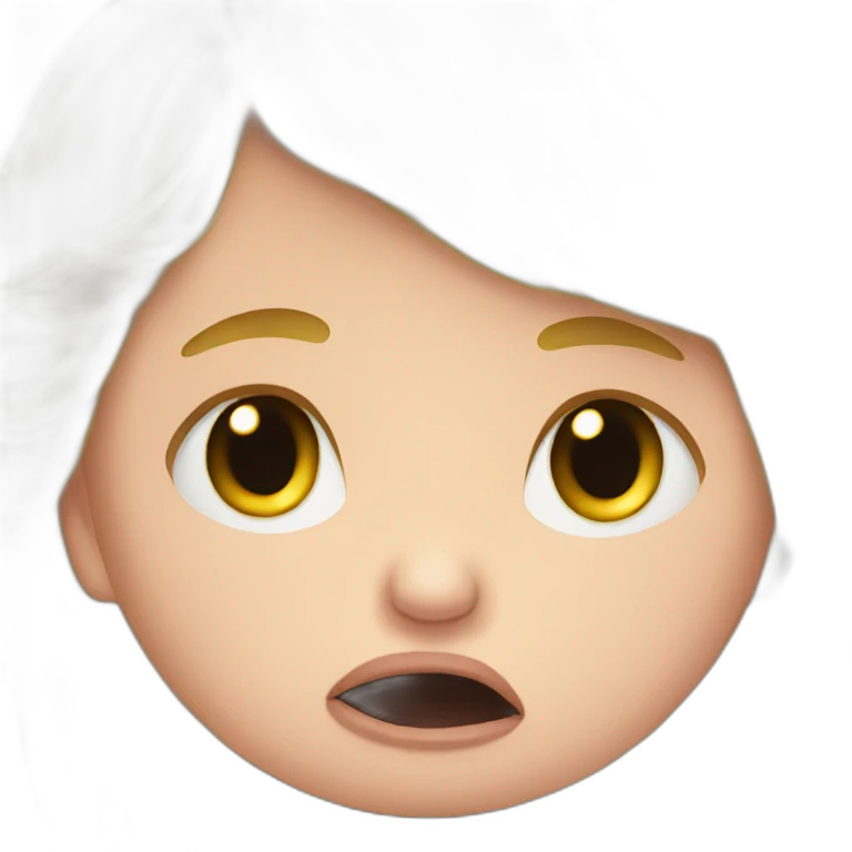 Donald Trump crying as a baby emoji