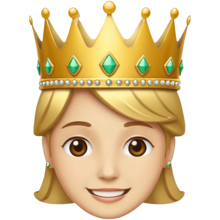 Kral taçı takan emoji emoji