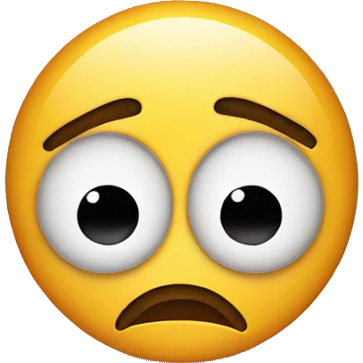 sad face but sarcastic emoji