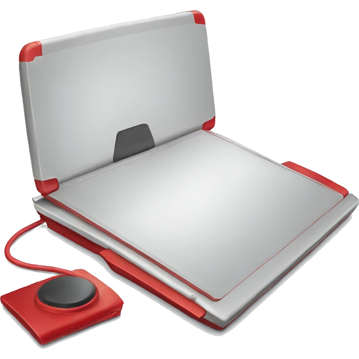 red graphics tablet emoji