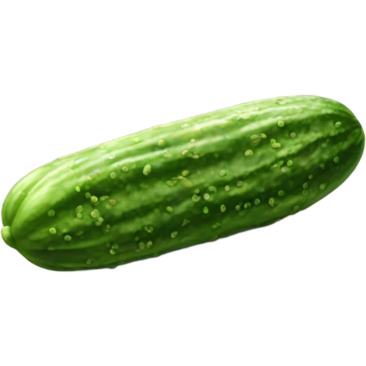 Hyper realistic dill pickle emoji