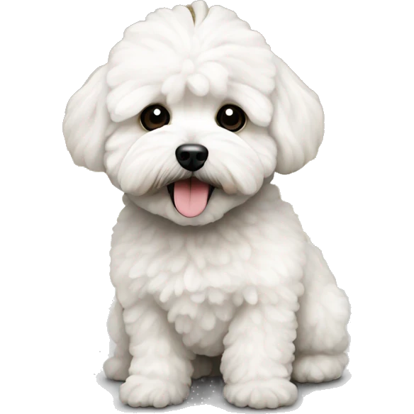 New year maltipoo  emoji