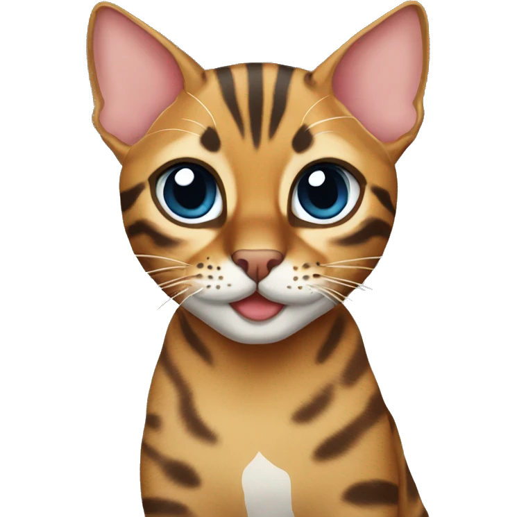 a bengal cat emoji