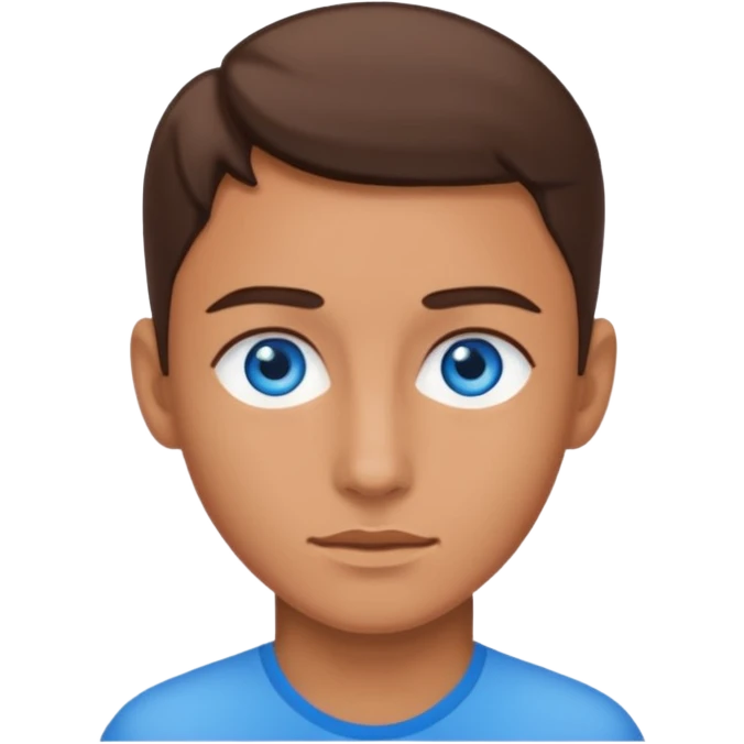 blue eyed desert people emoji