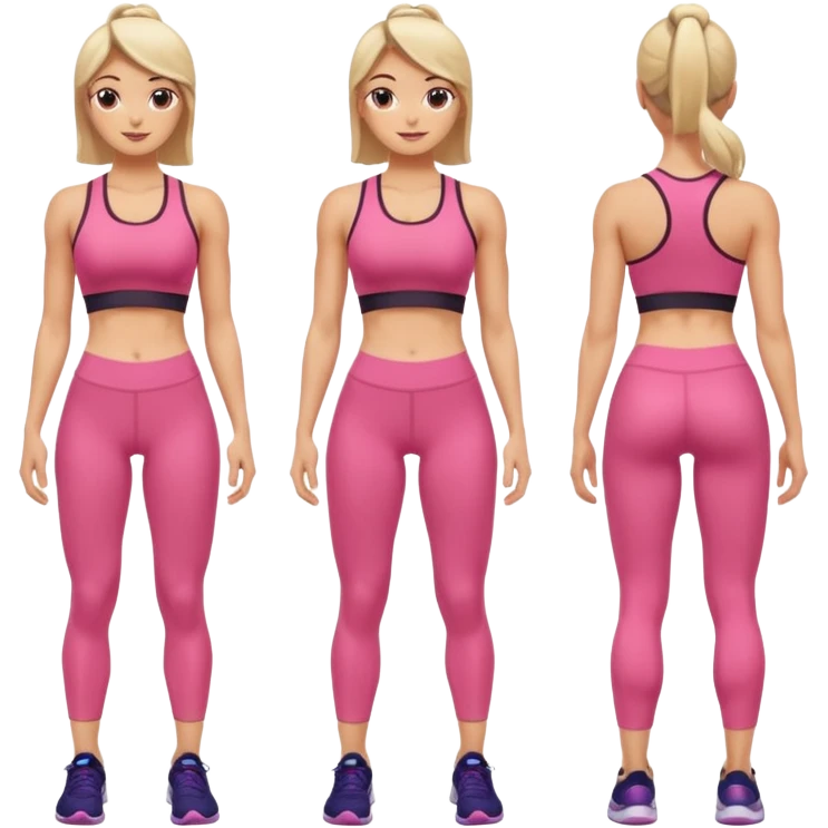 woman with a perky butt emoji