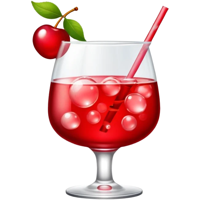 Shirley temple drink icon emoji