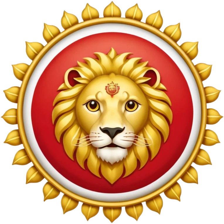 Iran sun and lion flag emoji