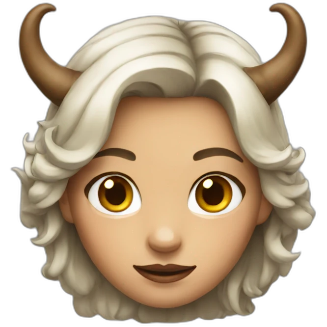 Girl with horns emoji