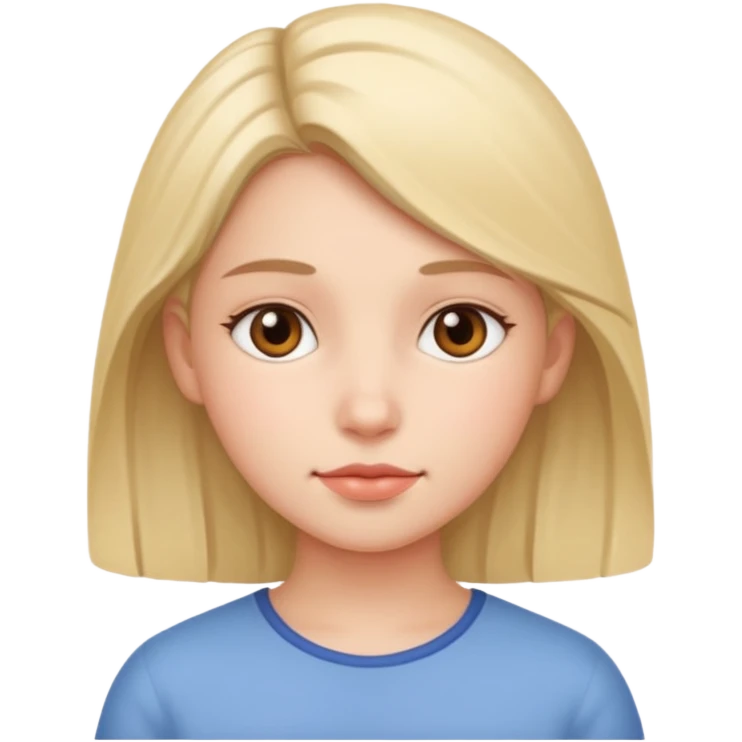 دختر آرام  emoji