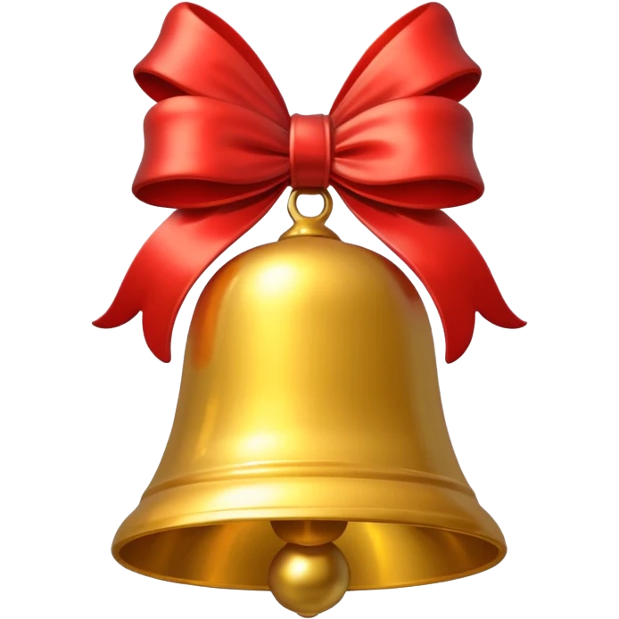christmas bell emoji