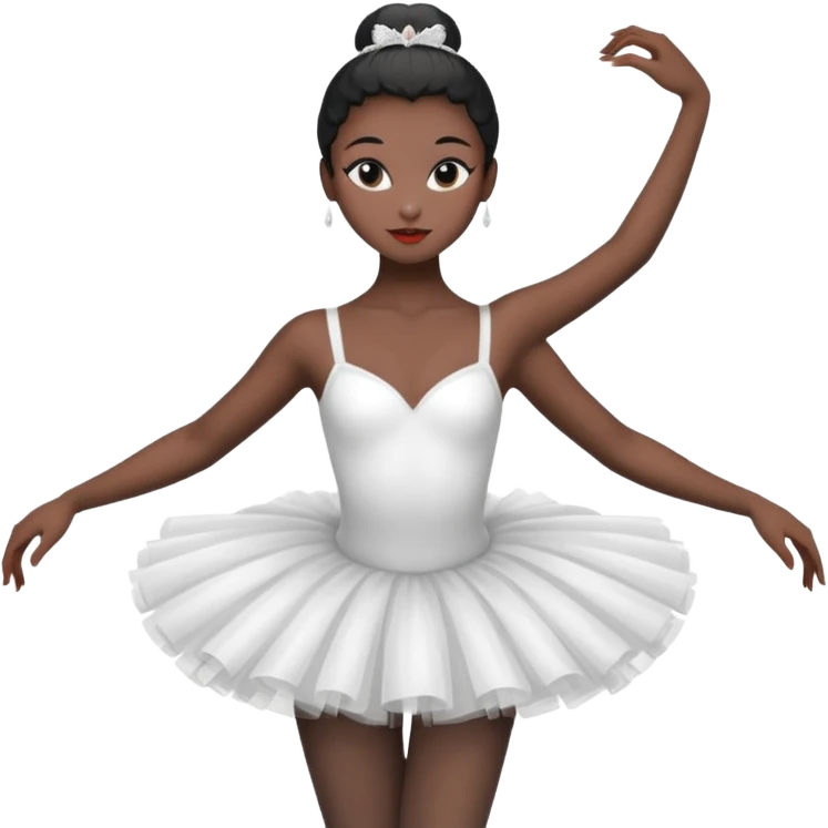 Black swan ballerina emojie emoji