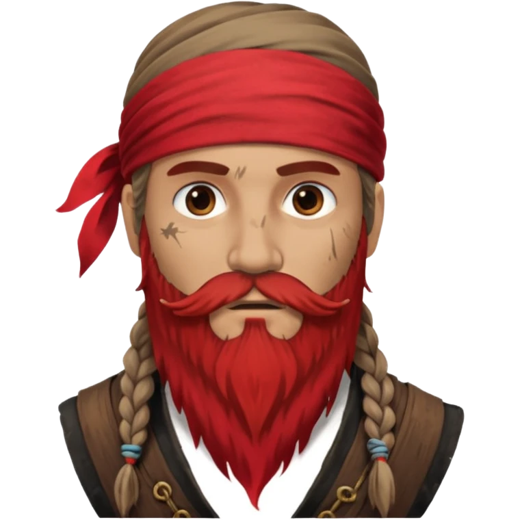 Pirate with Long Beard emoji