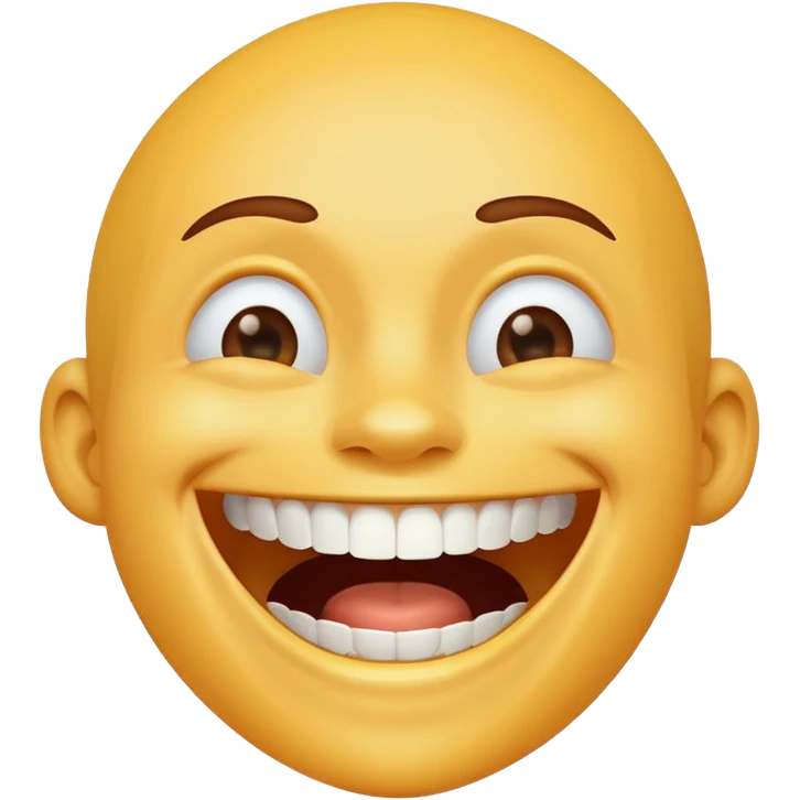 Turned on laughing emoji