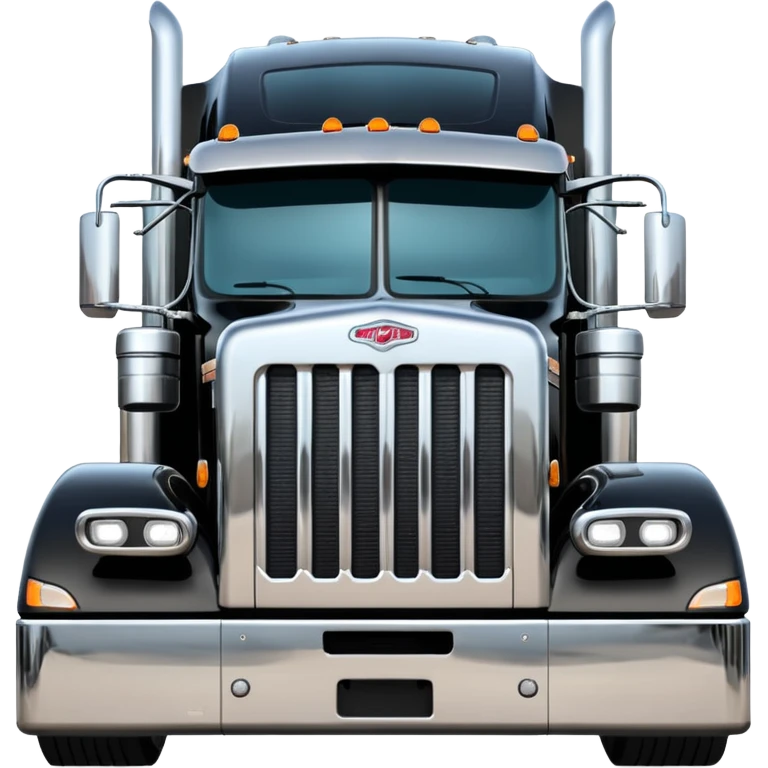 18 wheeler Peter belt facing me  emoji