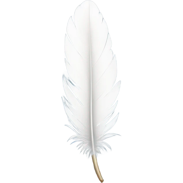 white feather emoji