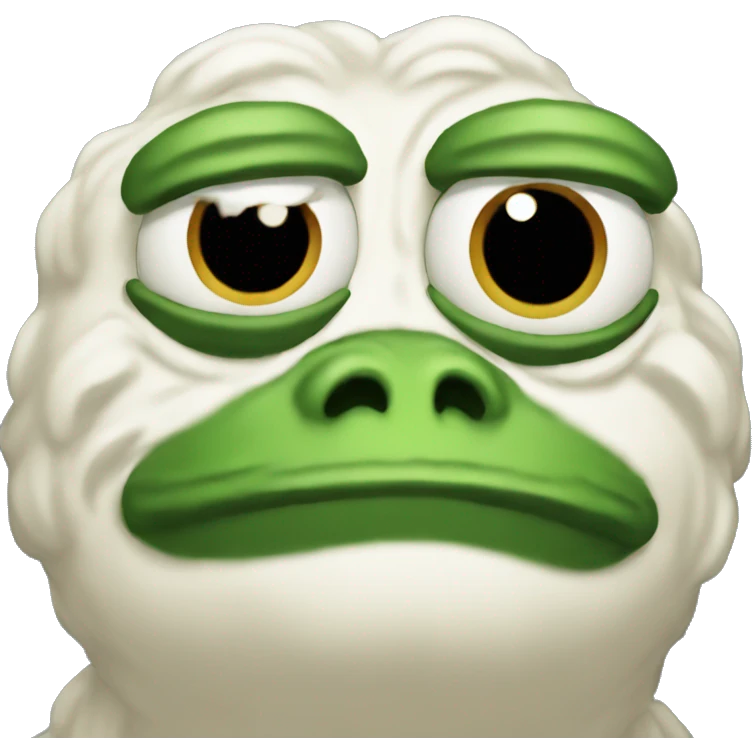 pepe sad face with kekW emoji
