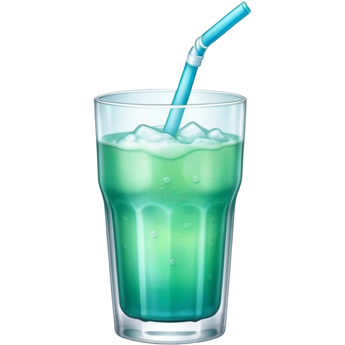 Baja Blast soda in a glass emoji