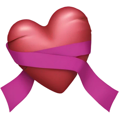 Heart with band emoji