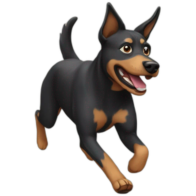 Xolo dog running emoji