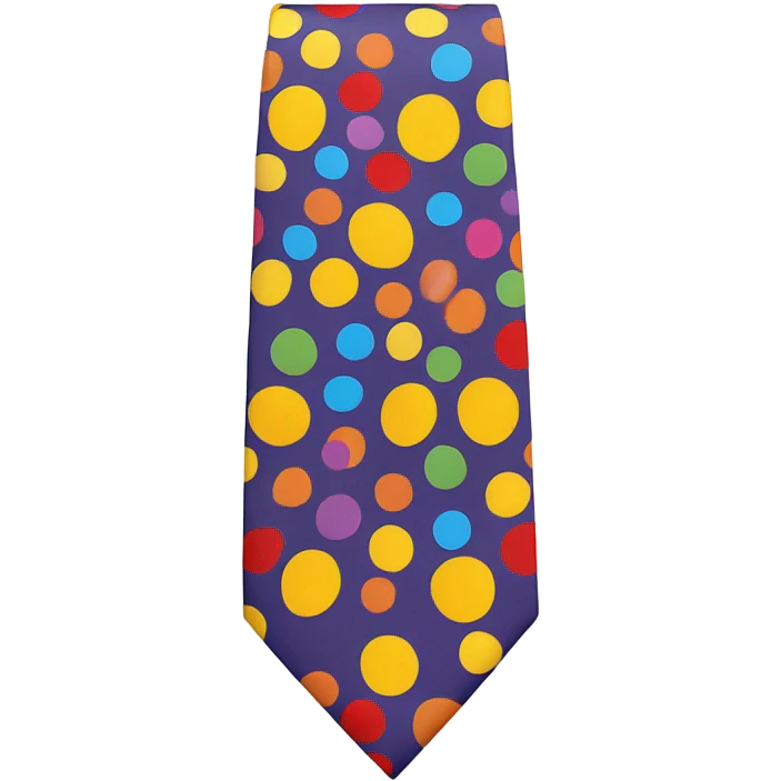 Clown tie emoji