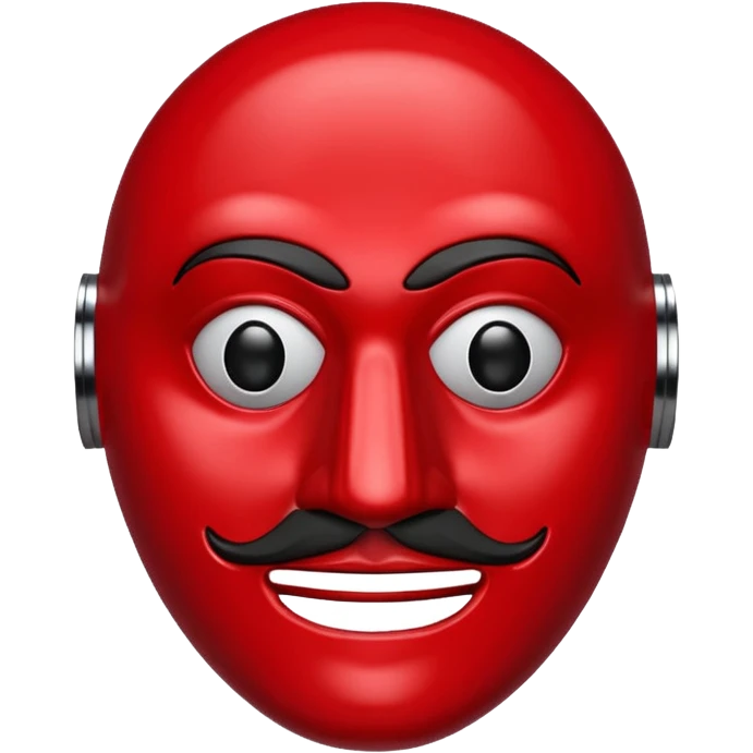 Money heist mask emoji