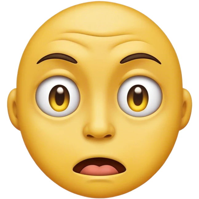 An emoji in visible disgust, judgy side eye emoji