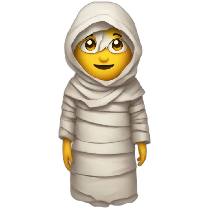 mummmy halloween costume emoji