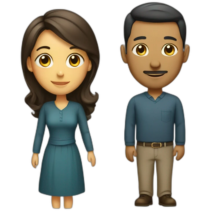 husband wife emoji