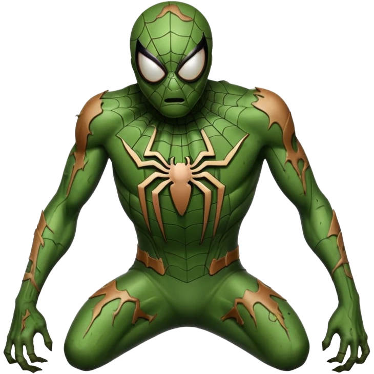 zombie spider-man emoji