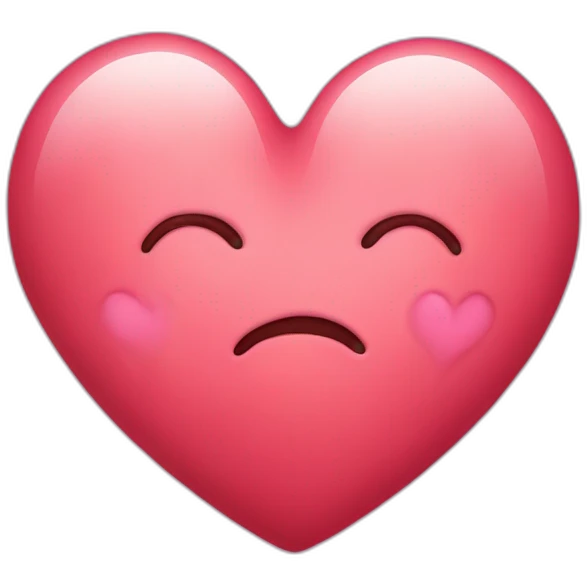gooey heart emoji