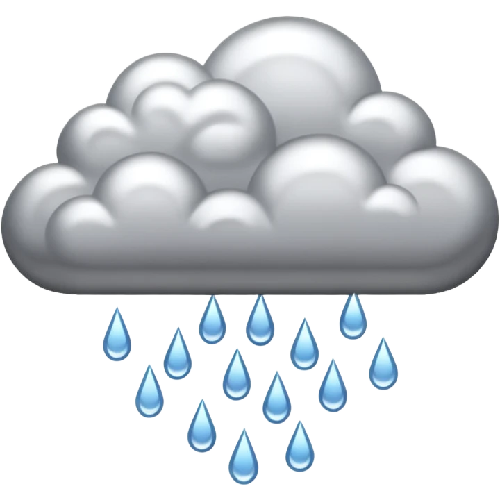 Rain Generator with a big cloud coming out of it  emoji