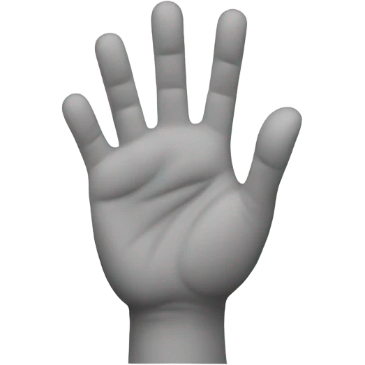 hand hello emoji