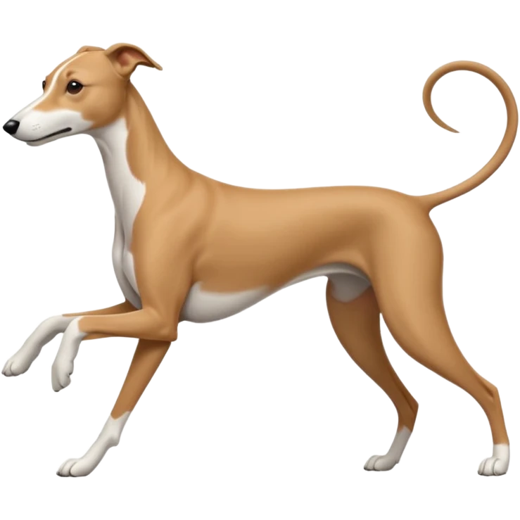 Greyhound working emoji