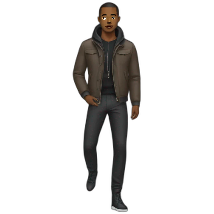 Fashion man in ny emoji