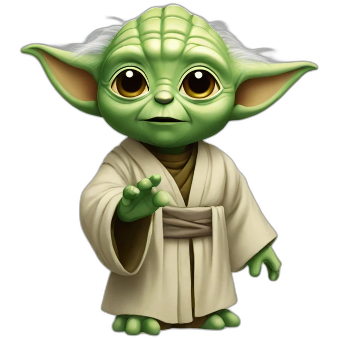 Yoda saying hi emoji